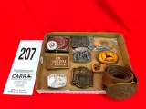 (10) John Deere Belt Buckles