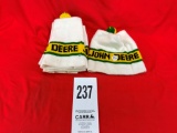 (4) John Deere Stocking Caps