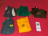(5) John Deere Jackets & Pants & Shirts