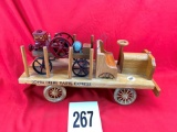 Wooden John Deere Parts Wagon