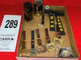(7) Watch Fobs, Bowtie, Banks