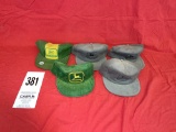 (5) John Deere Vintage Collector Caps (Corduroy)