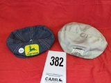 (2) John Deere Vintage Beanie Collector Caps