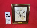 John Deere '77 Branch Review Plaque