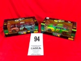 (2) John Deere #97 Racing Cars w/Box