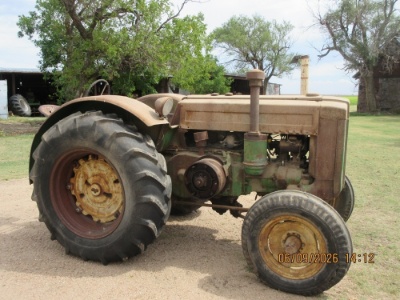1947 John Deere D, Gas, VIN:169996