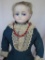 English Poured wax Child c1870-80s doll