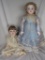 Two artist reproduction porcelain dolls