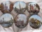 Ten Louis Dali D'Arceau-Limoges Bradex collector plates with French scenes,