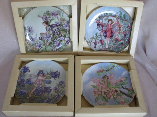 Five 1985 MIB German Heinrich Porzellan "Fairy" L/Edition china wall plates