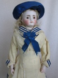 Scarce bisque c1888 Simon & Halbig 905 doll 39cm a/f