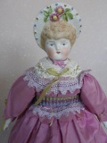 German Bonnet head shoulderhead 24cm doll