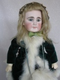 Mystery French Bebe antique bisque doll 48cm