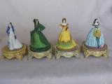 Twelve LE 1993 Gone With The Wind figurines 11cm