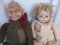 Two dolls:- 1909 Billiken composition 42cm