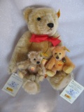 Three Steiff bears. Miniature 1990s Teddy