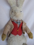 Rare Dean's Ragbook 1920s Alice In Wonderland Rabbit,