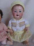 Two German bisque Baby dolls:- Ernst