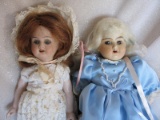 Two cabinet bisque dolls:- Ernst Winkler