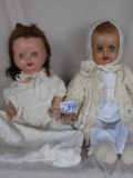 Two 1940s Composition Baby dolls:- English