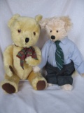 Two Artist mohair bears:- Deans Childplays
