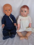 Two Japan 56cm Baby Celluloid's. Boy