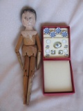 Mixed cabinet Dolls / toys includes:-