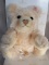 MIB Steiff 'Sparkles 2007' light peach mohair bear 26cm. White Steiff tag a