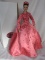 Robert Tonner Tyler Wentworth doll 38cm. Pink satin beaded evening gown wit