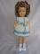 Ideal Shirley Temple 1950s 31cm doll. Sleep eyes, o/closed mouth with upper