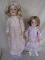 Two bisque dolls:- A/Marseille 390 53cm, blue glass sleep eyes, open red mo