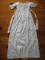 Antique white wear Night gown 96cm broderie anglaise short sleeves and bodi