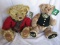 Three Bears:- Russ Rugby World Cup 2003 56cm, Harrods 48 cm 1849 - 1999 bea