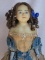 All original English poured wax over papier mache child c1880s 18