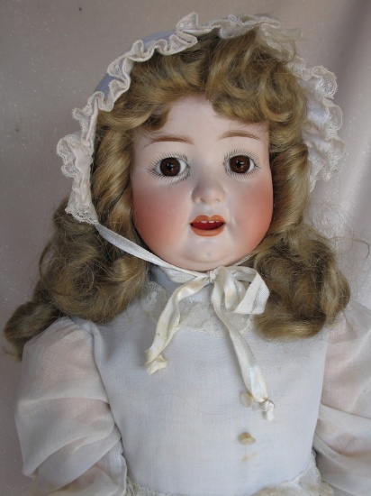 Bisque1914 Ernst Heubach "Koppelsdorf" 267 child 28" (71cm). Fixed brown ey