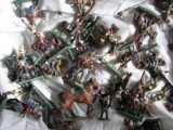 Wow 3.6Kg of painted vintage Napoleonic Lead Soldiers 2.5cm - 3cm. Includes