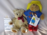 Four bears:- 1991 Genuine Teddy 38cm Halifax, Jakas 1994 LE blonde mohair 2