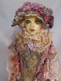 Original artist Linda Carroll 'Attic' doll 41cm. All original ensemble with