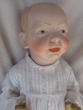 Sweetheart Kammer & Reinhardt 'Bald Head Baby' incised K star R, dome swive