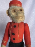 Very rare Schuco 1920s 'Bellhop Yes / No' Monkey 16