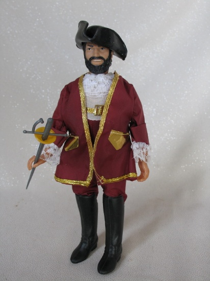 Super pirates Mego "Blackbeard' 1974, 8"(20cm). All original outfit includi