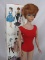 Boxed Mattel 1960s Barbie side part bubble cut. Titian hair in original sid