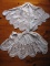Two Antique Baby capes, broderie anglaise type with collars, suitable for d