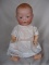 Bisque Armand Marseille 351 Dream Baby 15” (36cm) 1920s. Blue glass s/eyes,