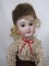 Bisque Cuno & Otto Dressel child 21cm, hairline from back pate rim to near