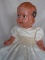 Vintage Japan celluloid Baby 44cm, deep molded hair with rare molded side h