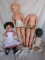 Box of mixed 26 dolls:- includes 60cm vinyl walker, Lenci 60s Merano, Mary