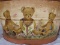 Three Bear related items:- Artist hand painted tin Laundry basket 33cm x 63