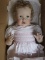 MIB porcelain store condition:- Ashton Drake 1997 Heirloom Baby 51cm by Joh