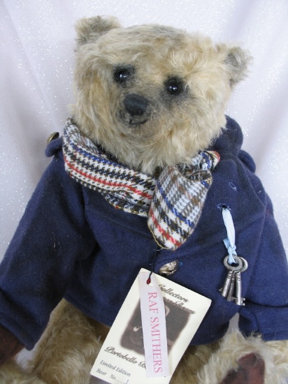 OOAK Portobello Bear Co "RAF Smithers" character bear 16" (41cm) by artist